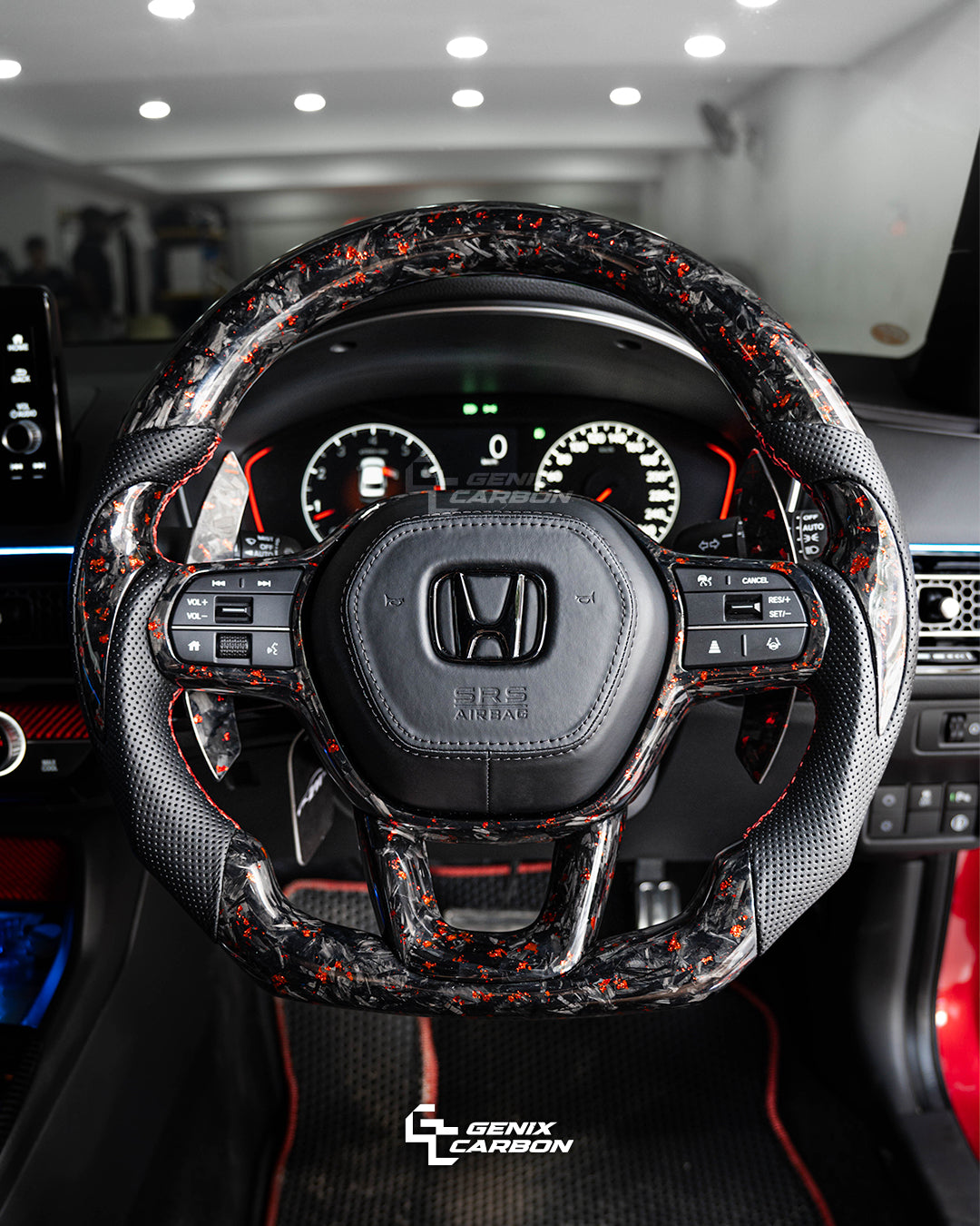 Honda Civic (FE/FL1/FL5) 2022+ | Accord (11th Gen) 2023+ Carbon Fiber Steering Wheel