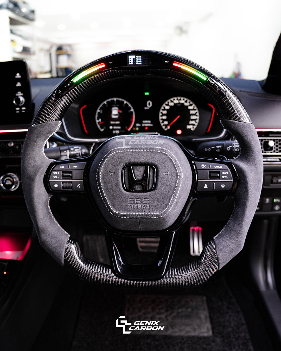 Honda Civic (FE/FL1/FL5) 2022+ | Accord (11th Gen) 2023+ Carbon Fiber Steering Wheel