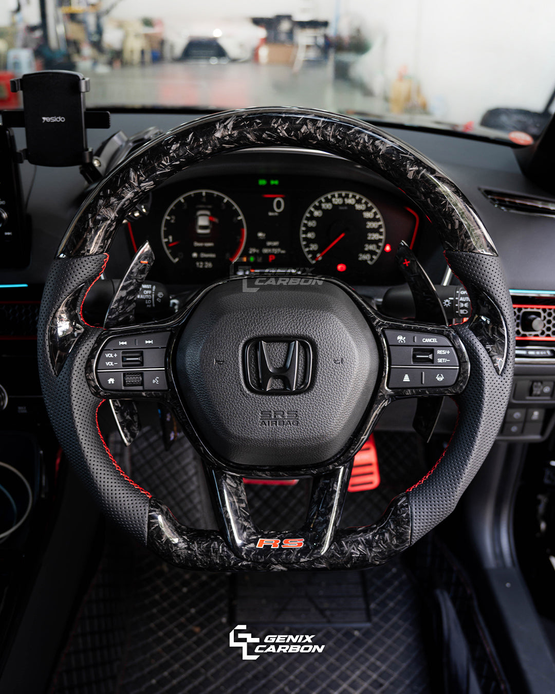 Honda Civic (FE/FL1/FL5) 2022+ | Accord (11th Gen) 2023+ Carbon Fiber Steering Wheel