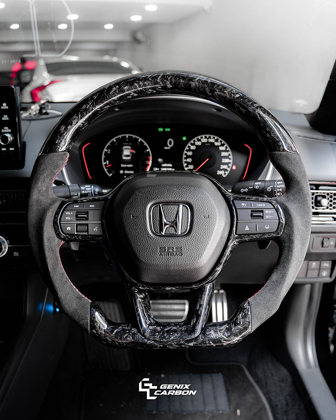 Honda Civic (FE/FL1/FL5) 2022+ | Accord (11th Gen) 2023+ Carbon Fiber Steering Wheel