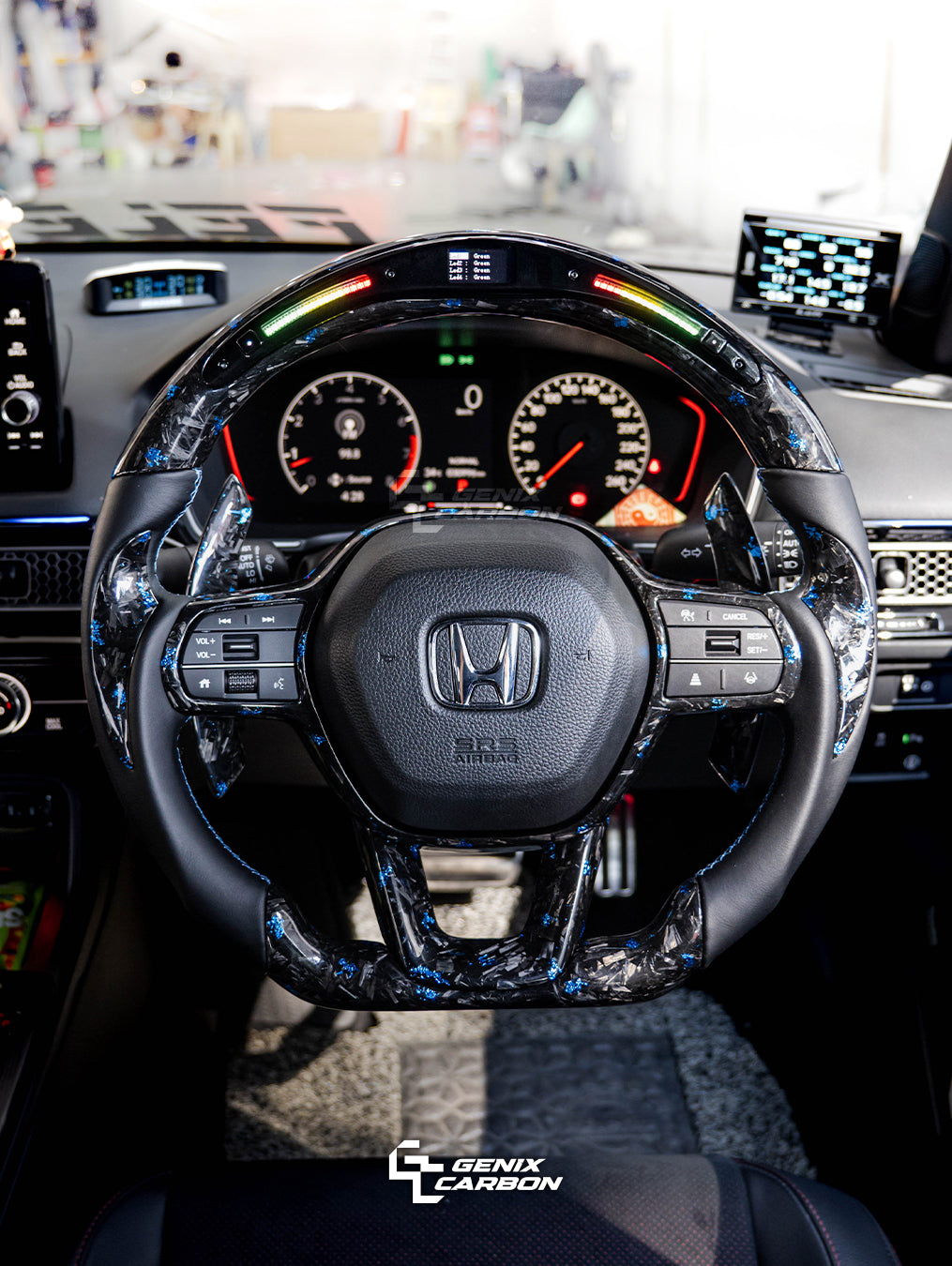 Honda Civic (FE/FL1/FL5) 2022+ | Accord (11th Gen) 2023+ Carbon Fiber Steering Wheel