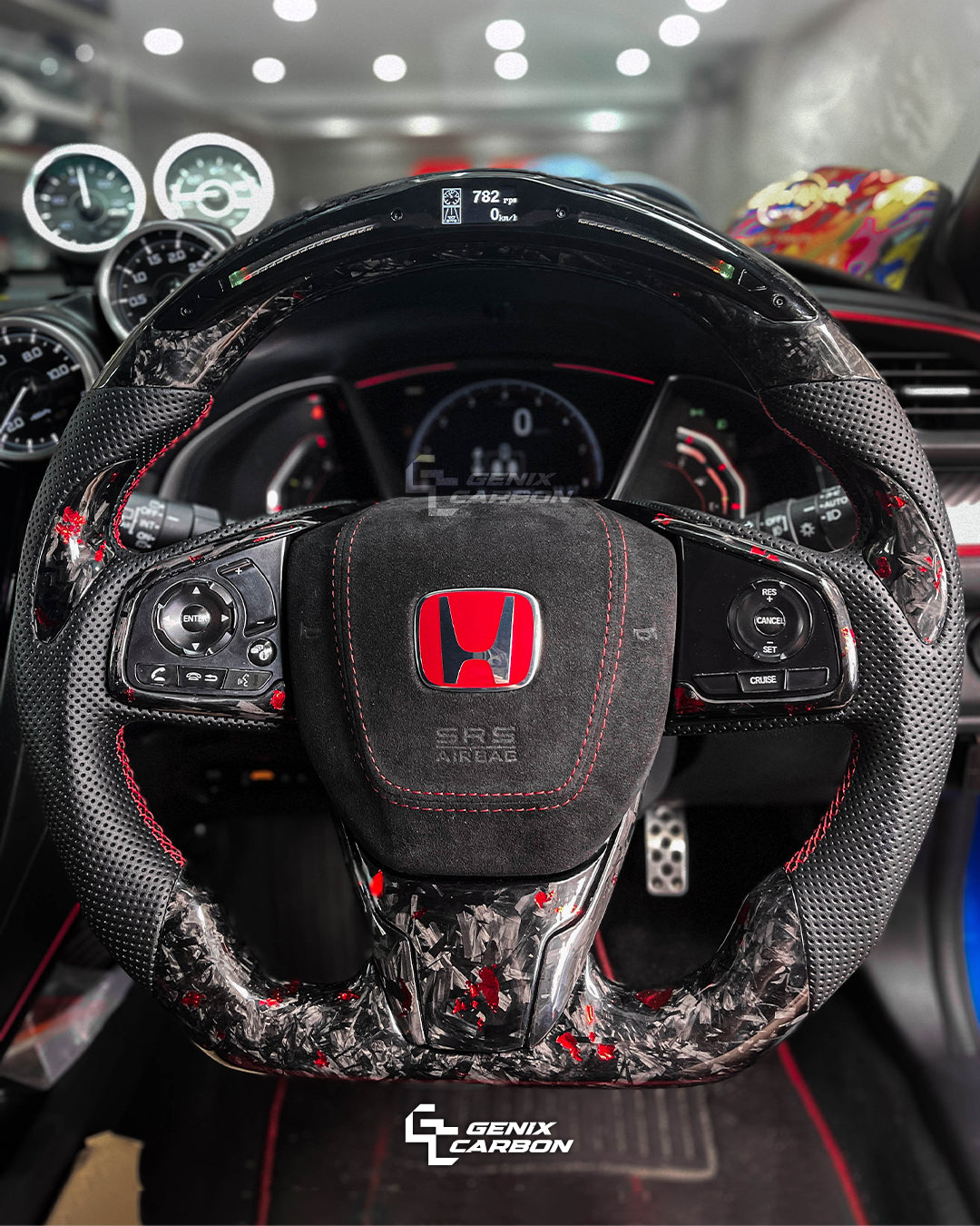 Honda Civic (FC/FK7/FK8) 2015+ Carbon Fiber Steering Wheel