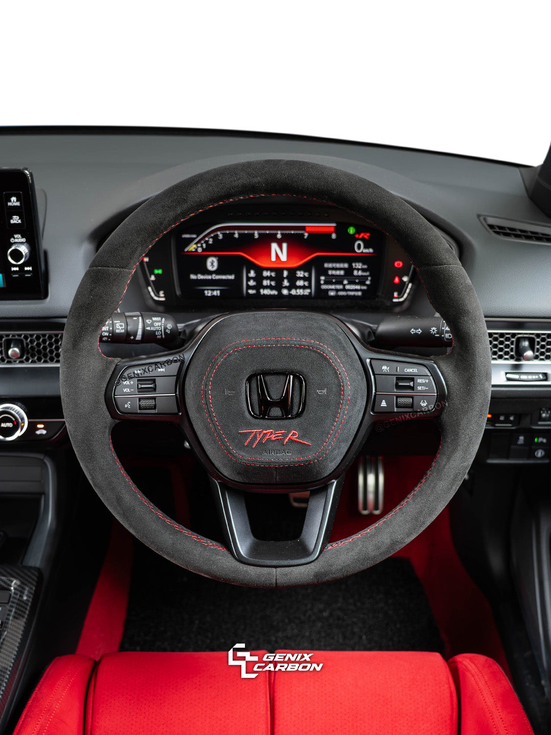 Honda Civic (FE/FL1/FL5) 2022+ | Accord (11th Gen) 2023+ | Stepwgn 2022+ Custom Carbon Fiber Steering Wheel