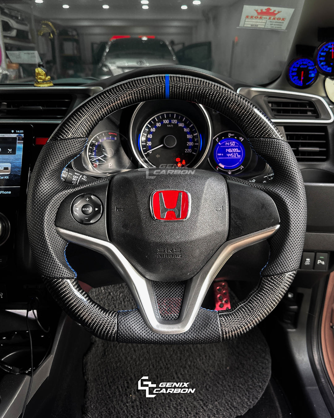 Honda City (GM) 2014+ | HRV (RU) 2013+ Carbon Fiber Steering Wheel