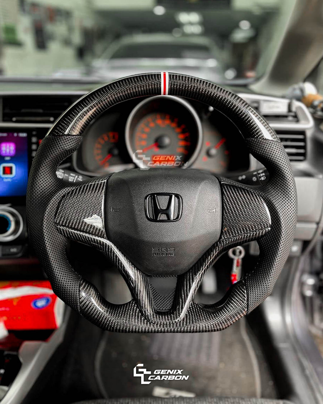 Honda City (GM) 2014+ | HRV (RU) 2013+ Carbon Fiber Steering Wheel