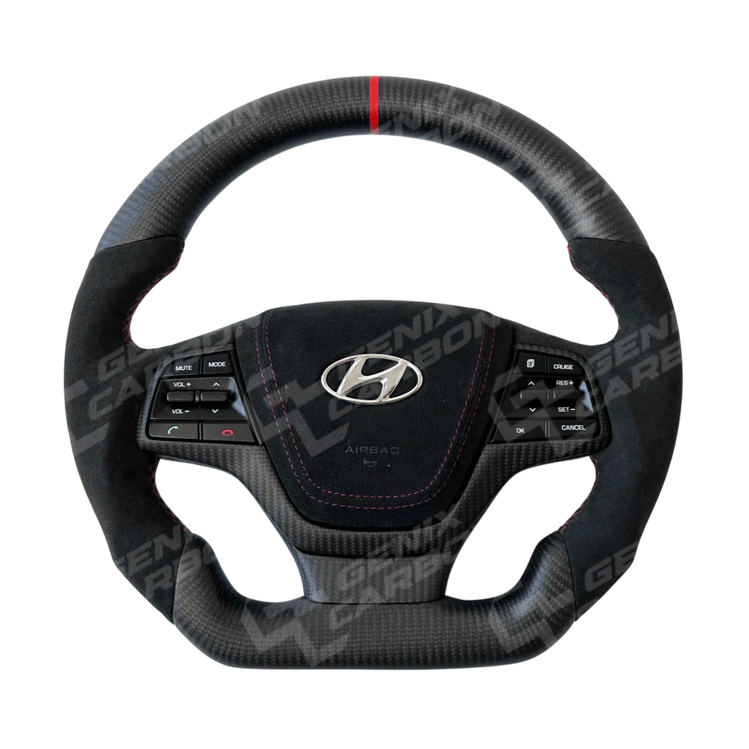 Hyundai Accent 2019+ | Elantra 2015+ | Avante 2015+ Custom Carbon Fiber Steering Wheel