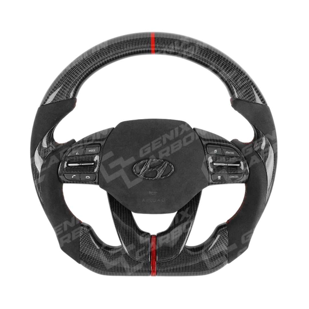 Hyundai Elantra 2017+ | Avante 2017+ Custom Carbon Fiber Steering Wheel