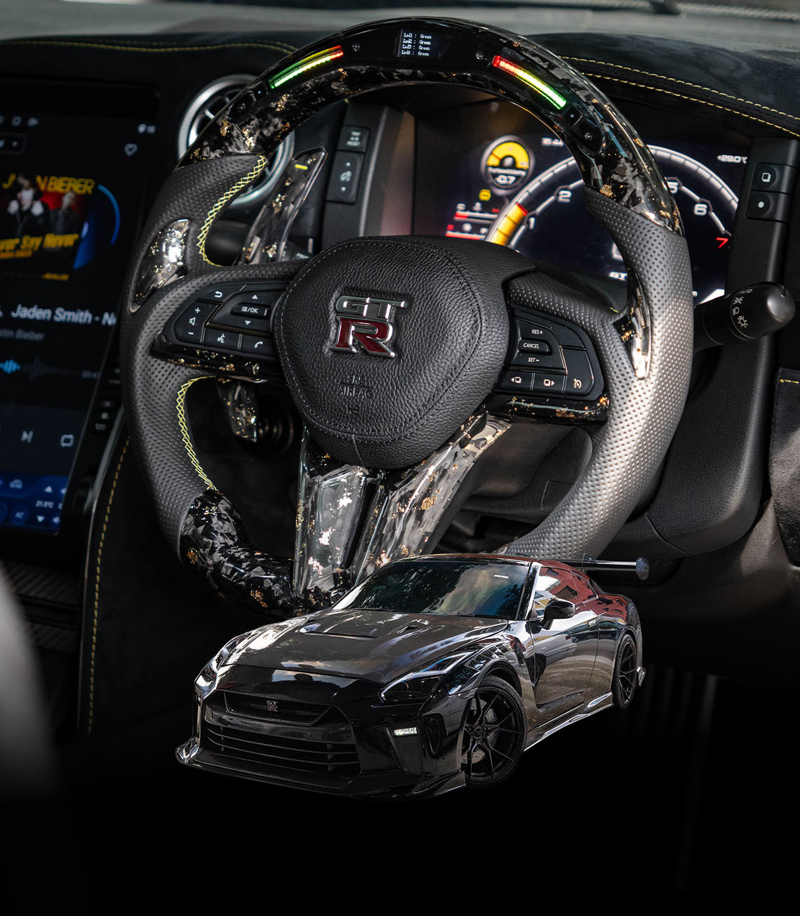 Genix Carbon steering wheel for Japanese brands