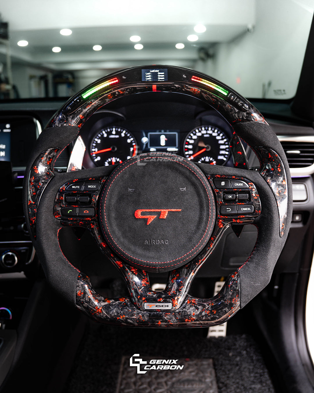 Kia Optima K5 2016+ | Optima K5 GT | Sportage 2017+ Custom Carbon Fiber Steering Wheel