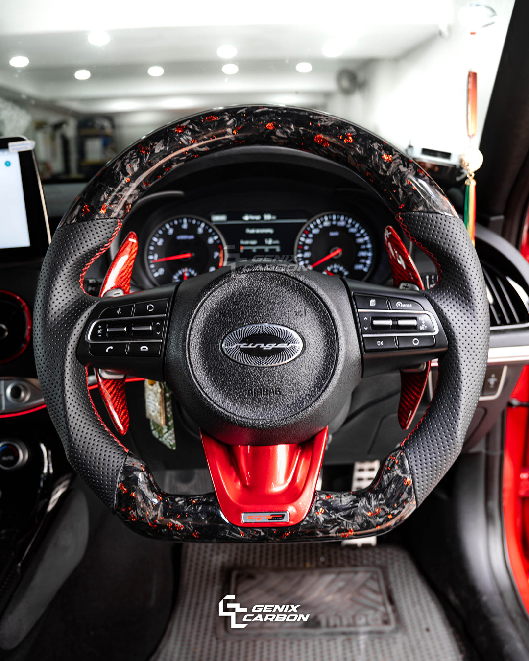Kia Stinger Custom Carbon Fiber Steering Wheel