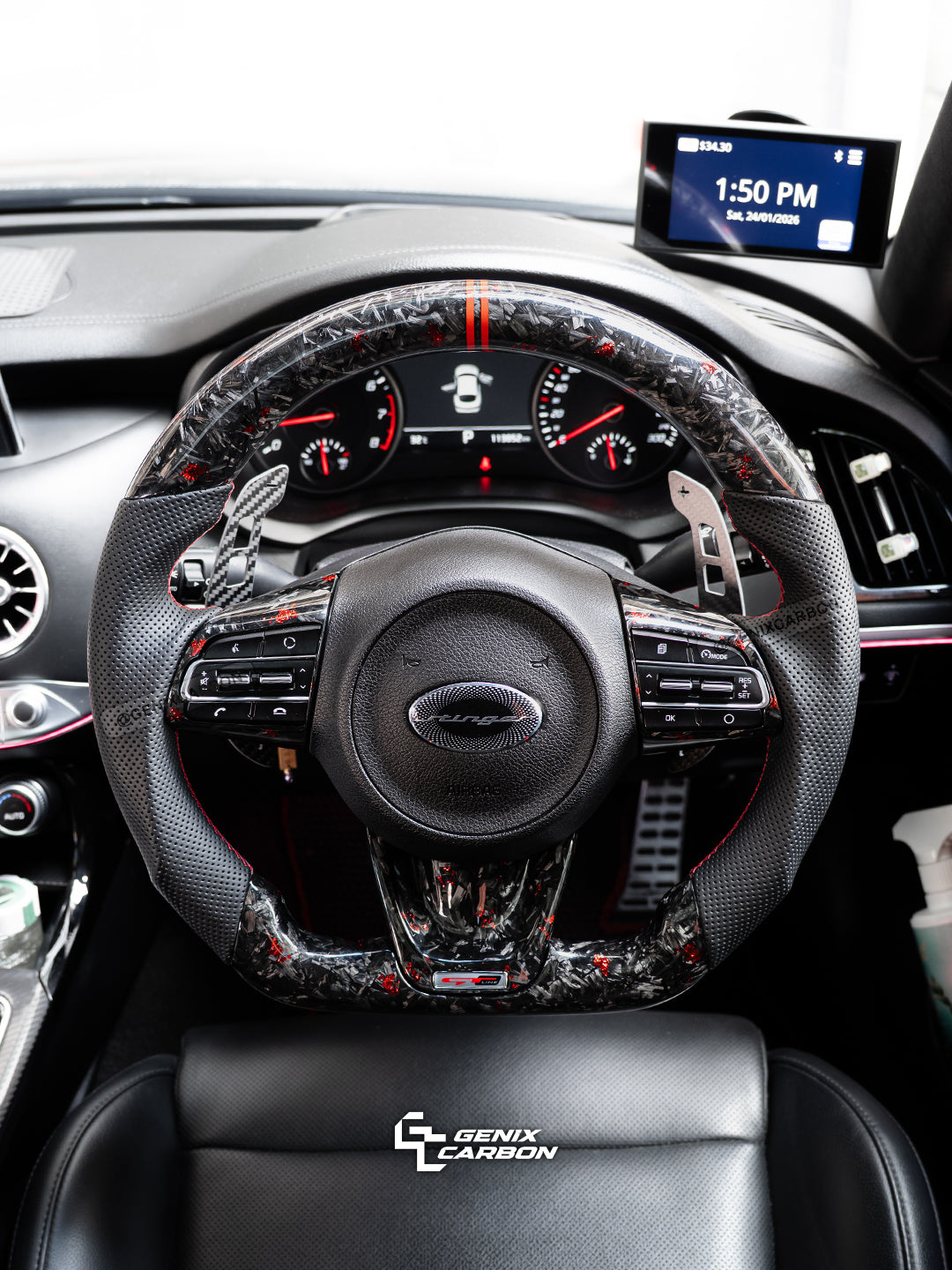 Kia Stinger Custom Carbon Fiber Steering Wheel