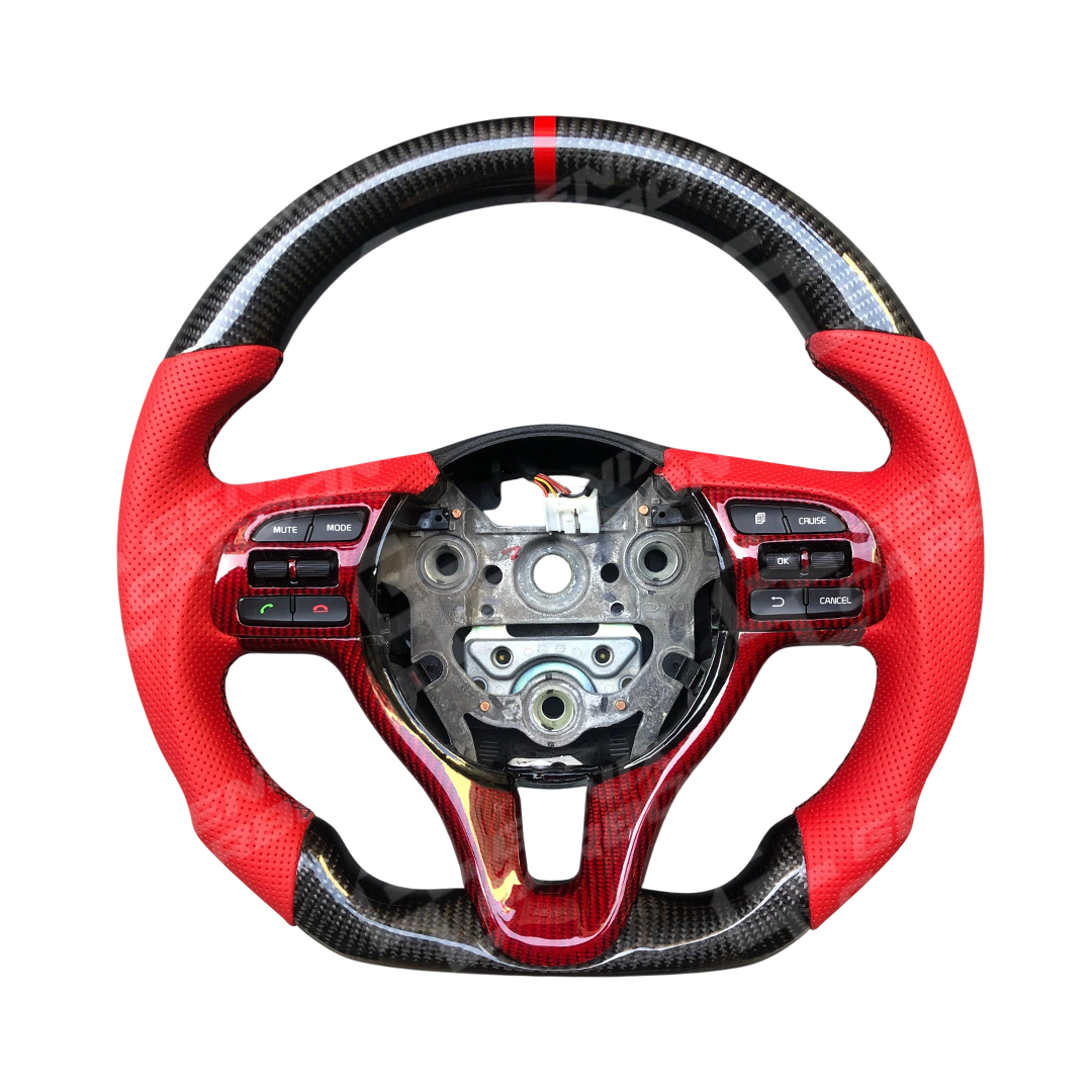 Kia Optima K5 2016+ | Optima K5 GT | Sportage 2017+ Custom Carbon Fiber Steering Wheel