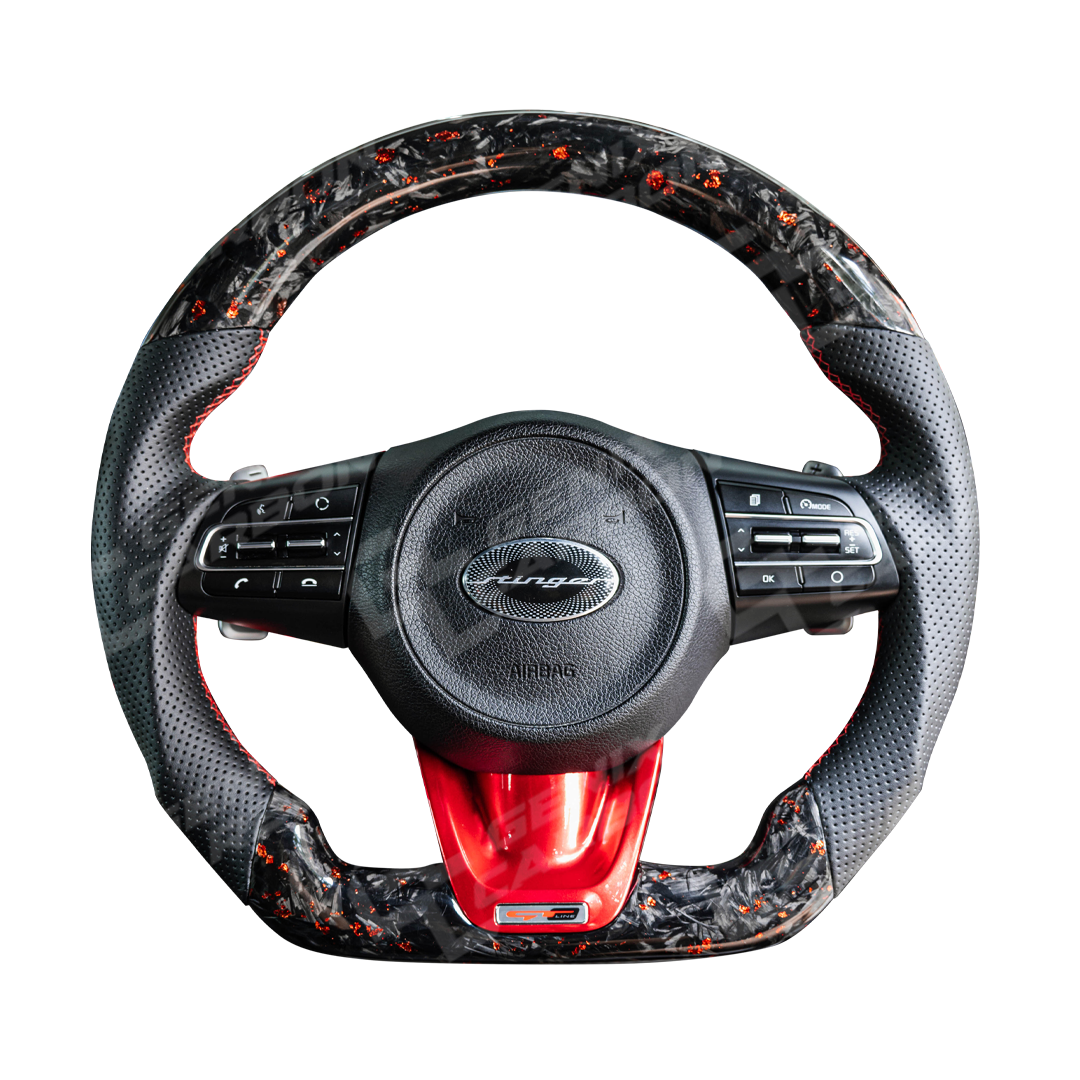 Kia Stinger Custom Carbon Fiber Steering Wheel