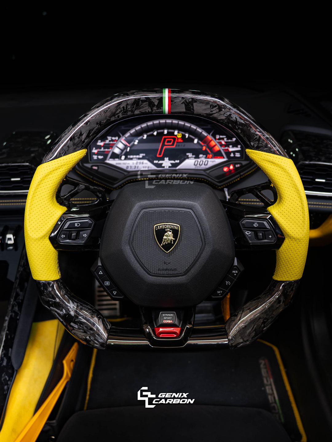 Lamborghini Huracán Carbon Fiber Steering Wheel