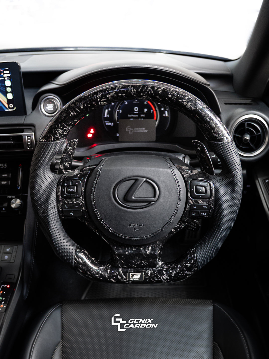 Lexus IS 2013+ | CT 2014+ | NX 2014+ | RC 2014+ Custom Carbon Fiber Steering Wheel (Retrofittable for most Lexus & Toyota models)