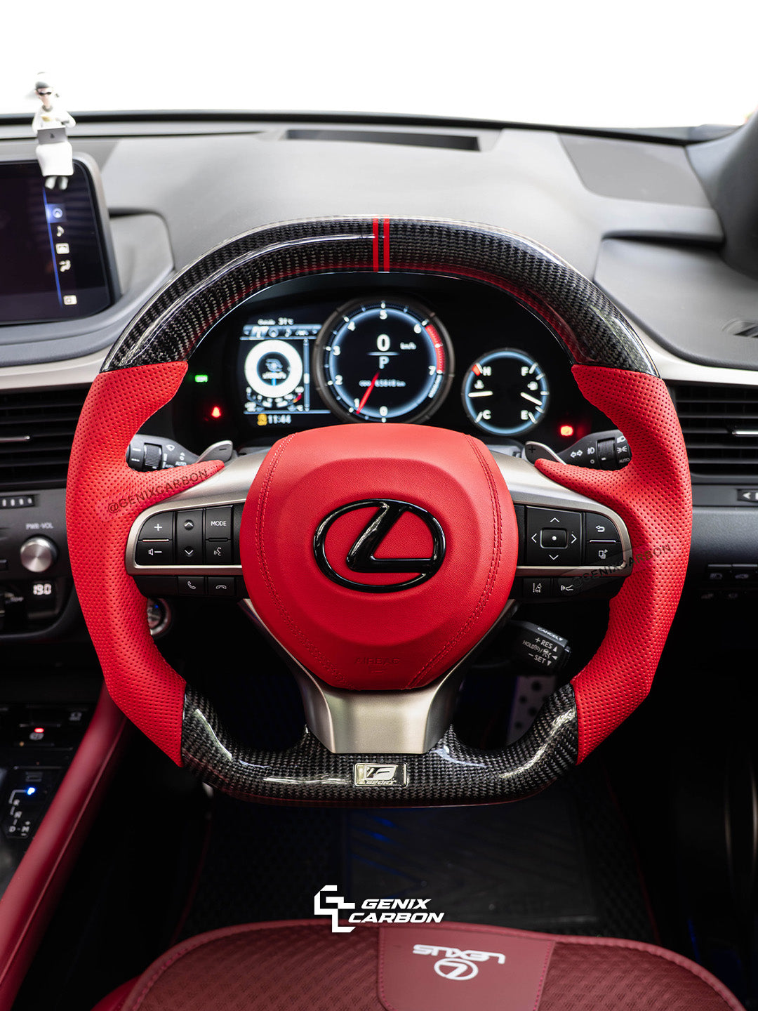 Lexus ES 2015+ | RX 2016+ | LX 2016+ | GS 2016+ Custom Carbon Fiber Steering Wheel (Retrofittable for most Lexus & Toyota models)