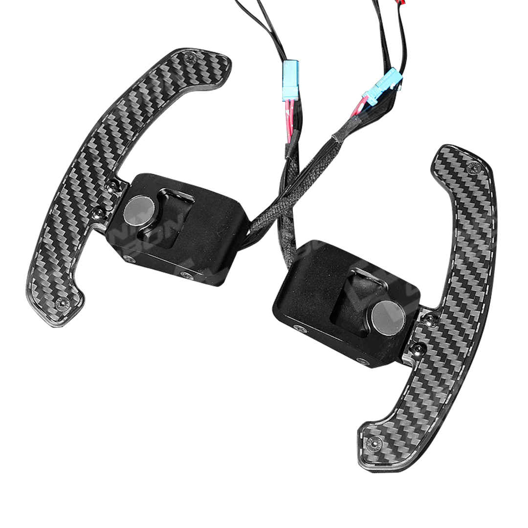 Magnetic Carbon Fiber LED Paddle Shifters