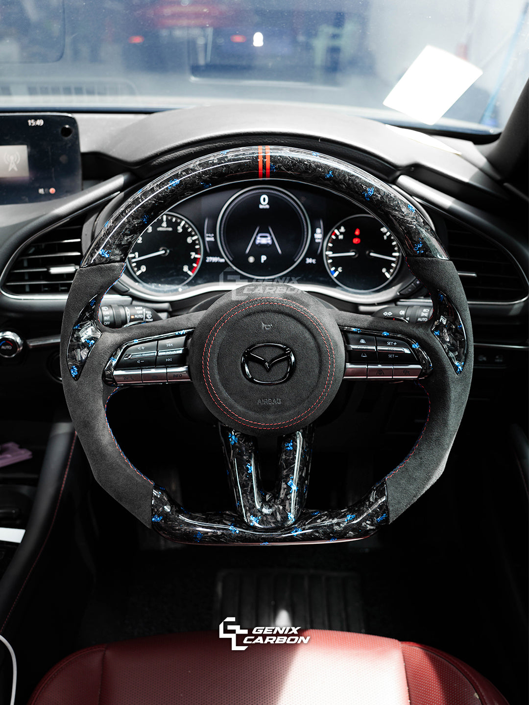 Mazda 3 2021+ | CX-30 2019+ Custom Carbon Fiber Steering Wheel