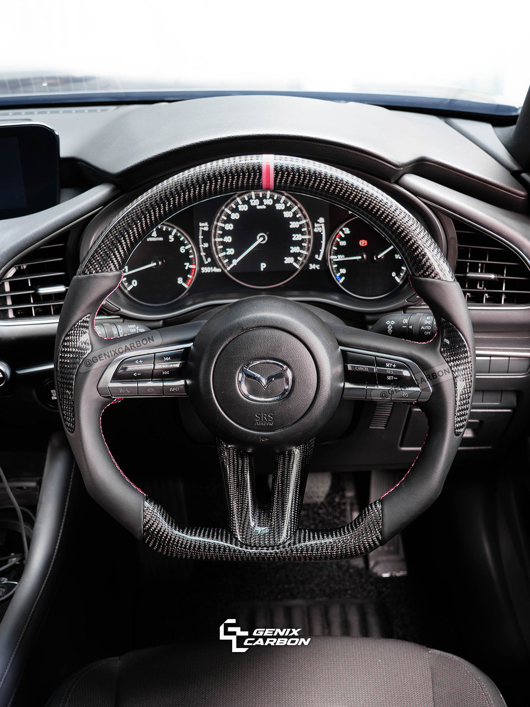 Mazda 3 2021+ | CX-30 2019+ Custom Carbon Fiber Steering Wheel