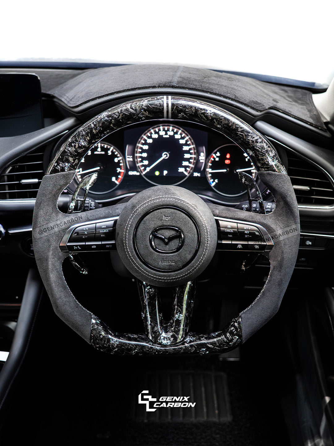 Mazda 3 2021+ | CX-30 2019+ Custom Carbon Fiber Steering Wheel