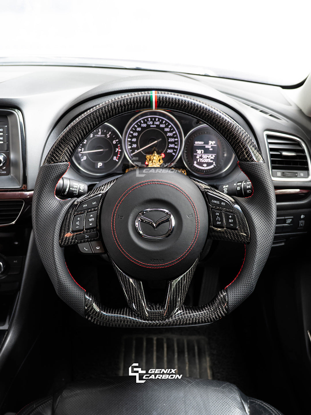 Mazda 3 2014+ Custom Carbon Fiber Steering Wheel