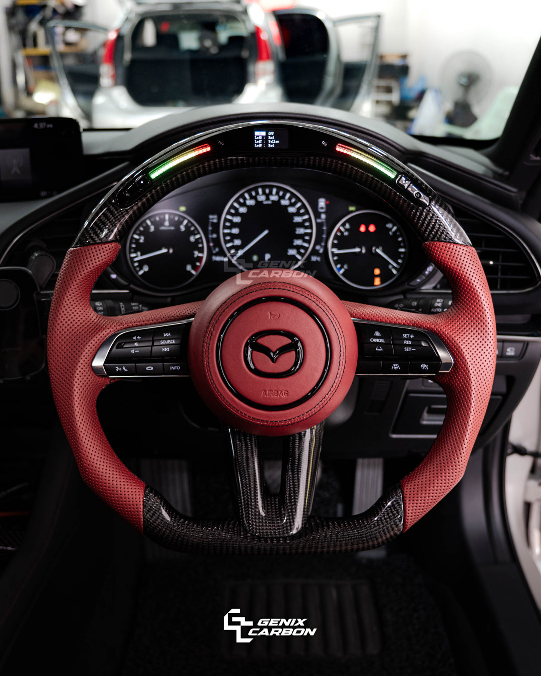 Mazda 3 2021+ | CX-30 2019+ Custom Carbon Fiber Steering Wheel