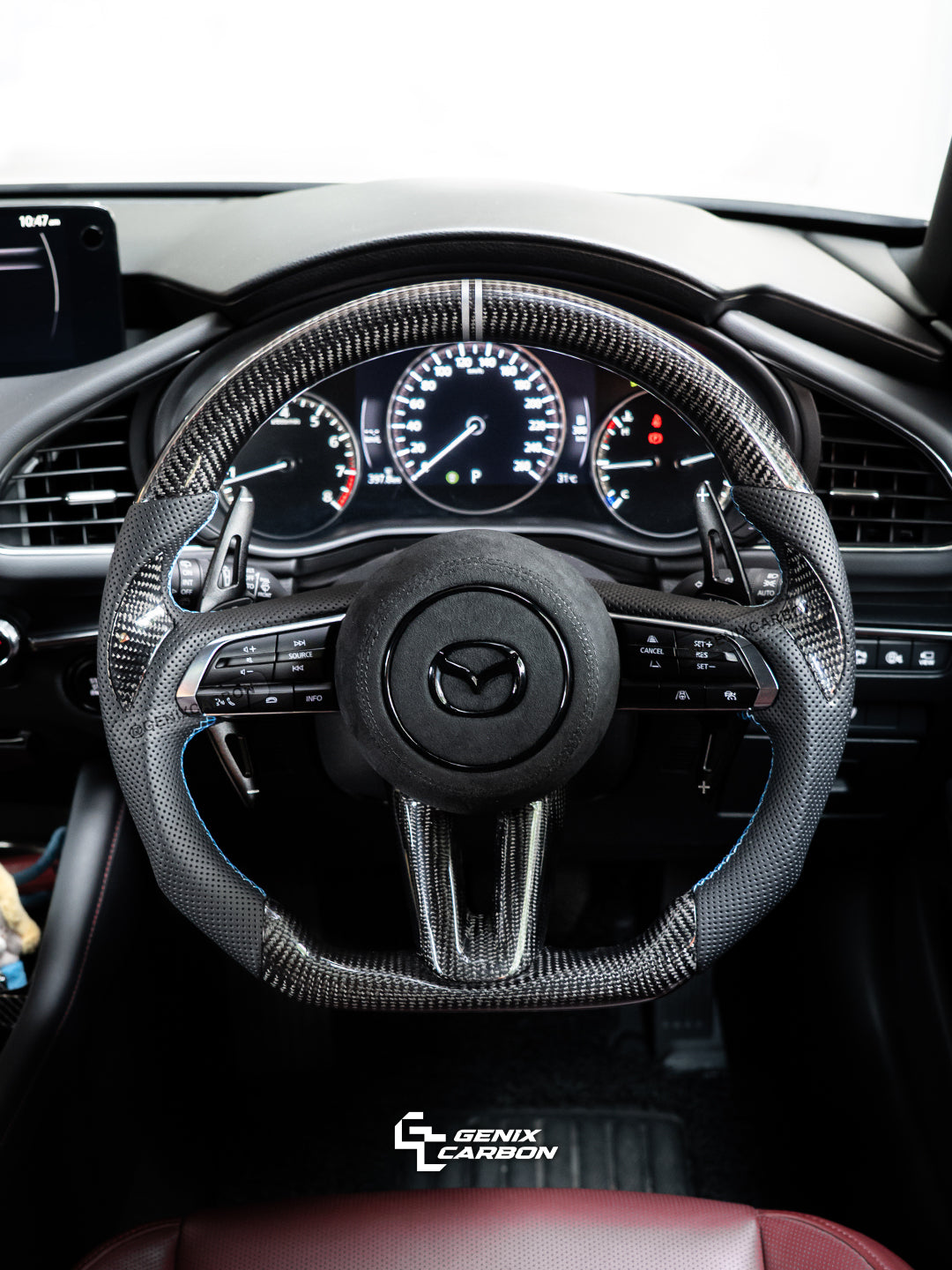 Mazda 3 2021+ | CX-30 2019+ Custom Carbon Fiber Steering Wheel