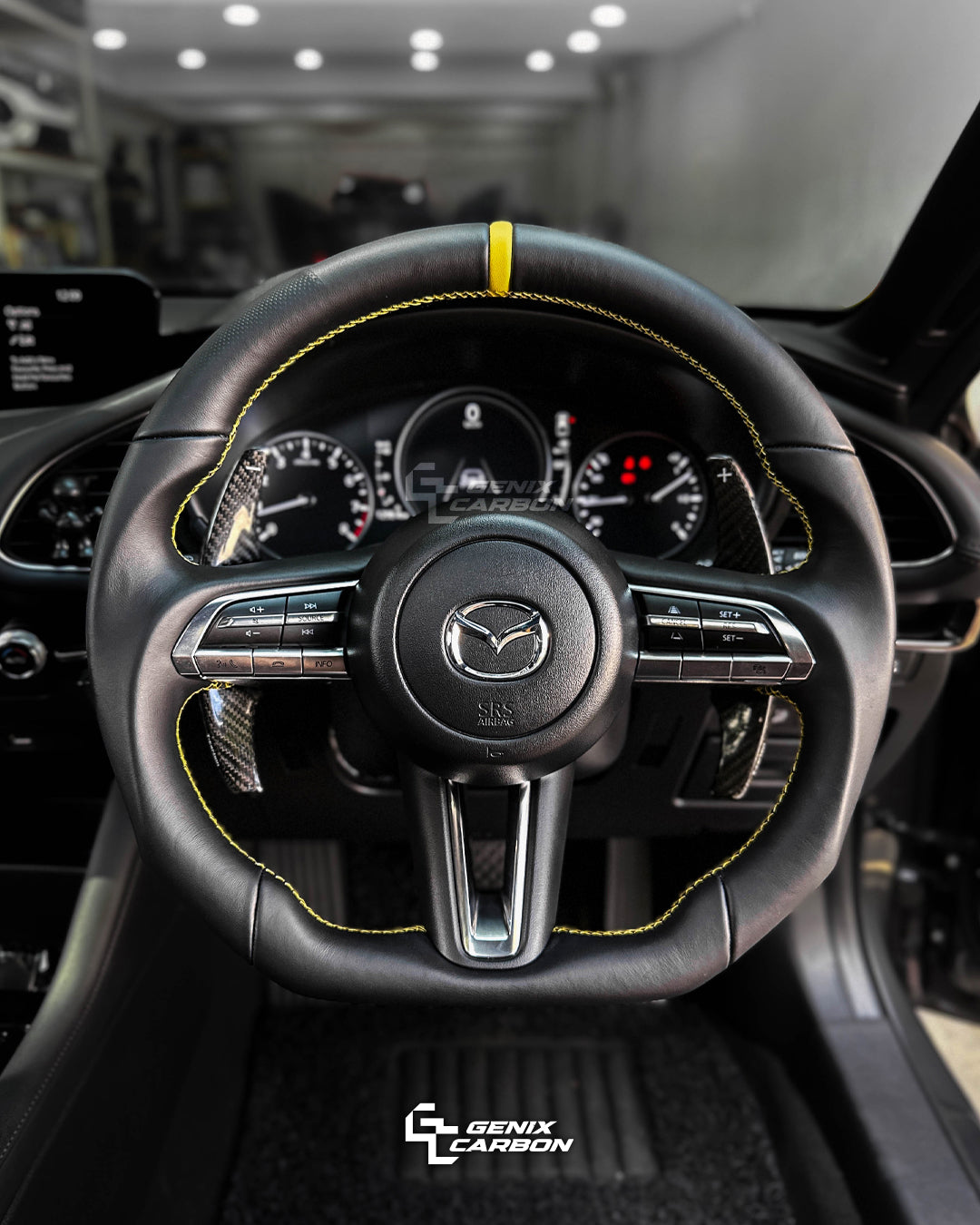 Mazda 3 2021+ | CX-30 2019+ Custom Carbon Fiber Steering Wheel