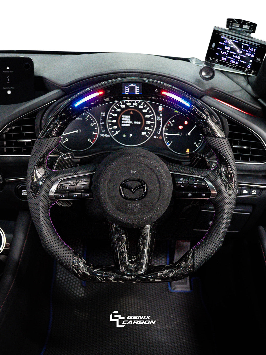 Mazda 3 2021+ | CX-30 2019+ Custom Carbon Fiber Steering Wheel