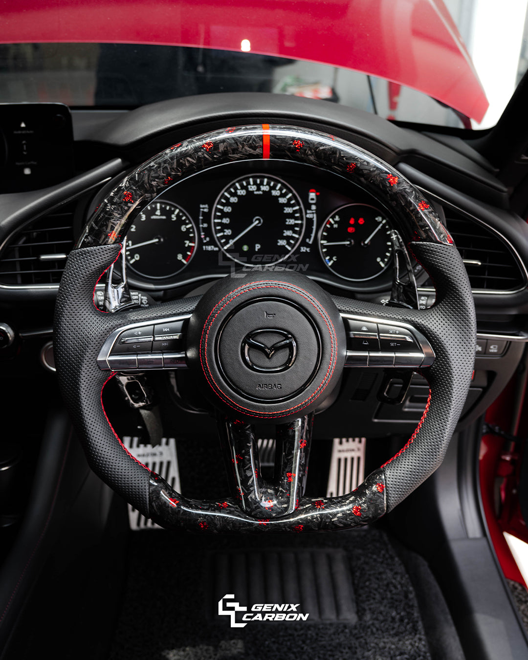 Mazda 3 2021+ | CX-30 2019+ Custom Carbon Fiber Steering Wheel