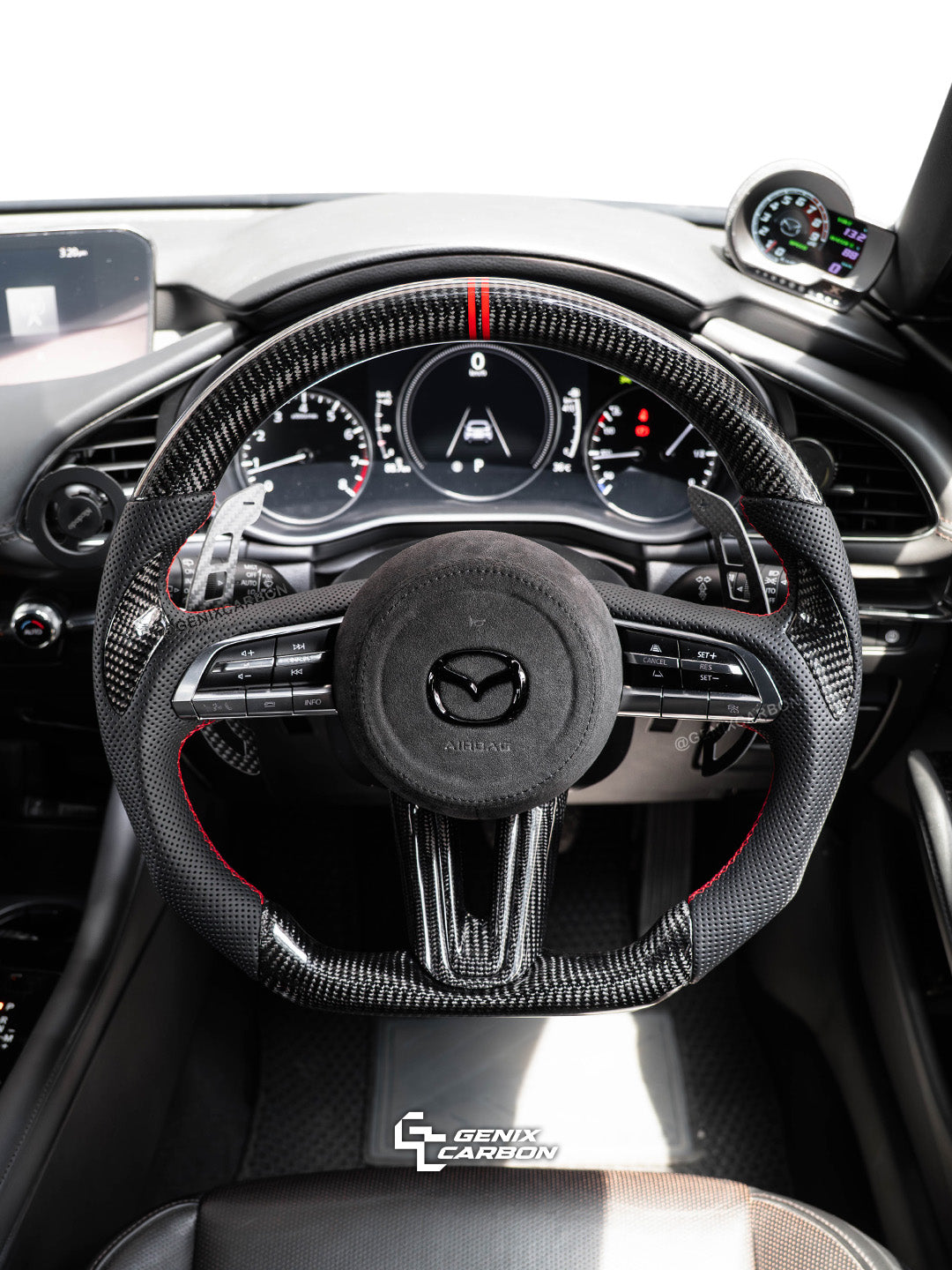 Mazda 3 2021+ | CX-30 2019+ Custom Carbon Fiber Steering Wheel