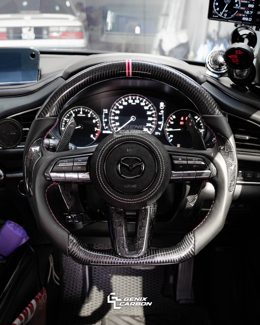 Mazda 3 2021+ | CX-30 2019+ Custom Carbon Fiber Steering Wheel
