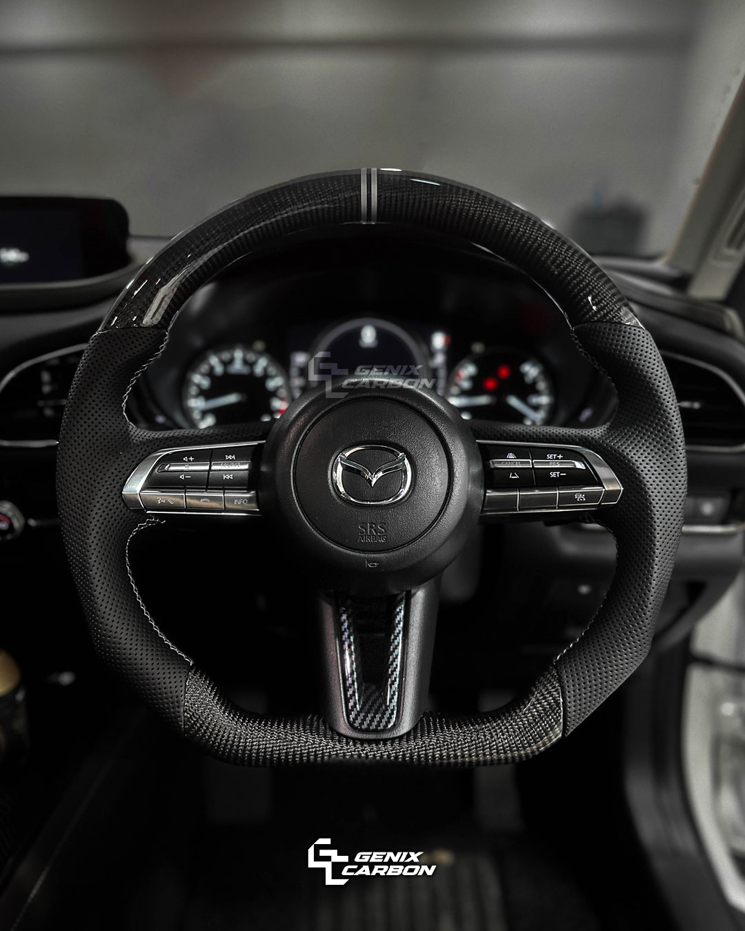Mazda 3 2021+ | CX-30 2019+ Custom Carbon Fiber Steering Wheel