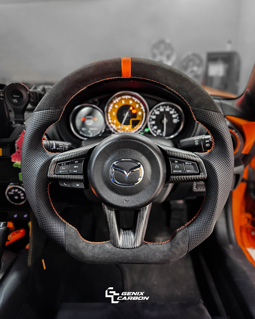 Mazda MX-5 (ND) 2015+ Custom Carbon Fiber Steering Wheel