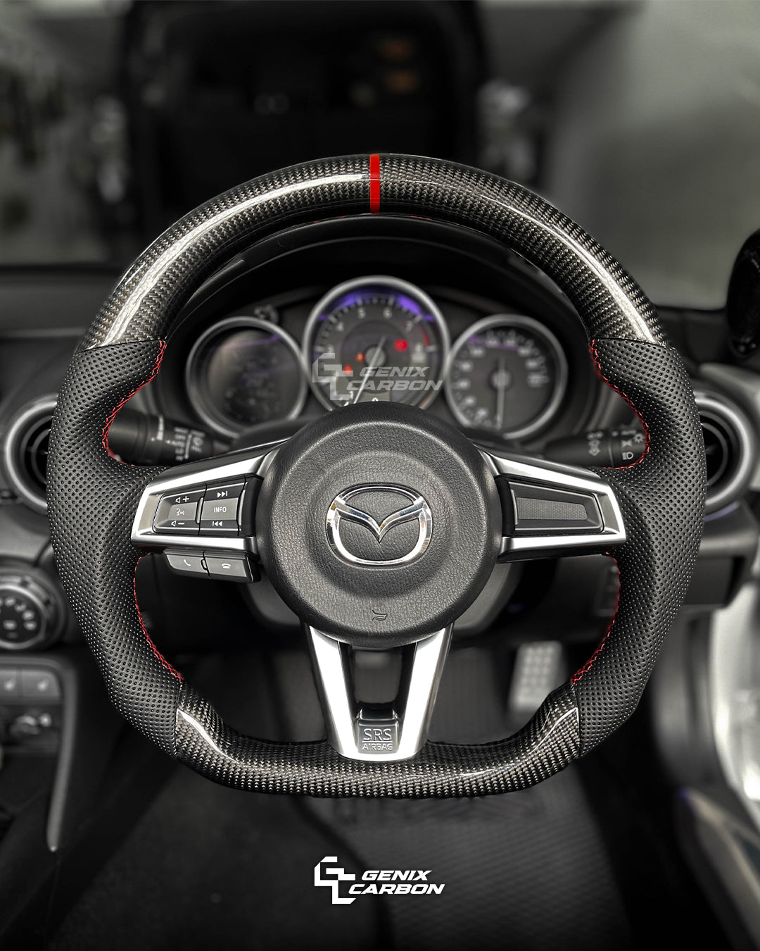 Mazda MX-5 (ND) 2015+ Custom Carbon Fiber Steering Wheel