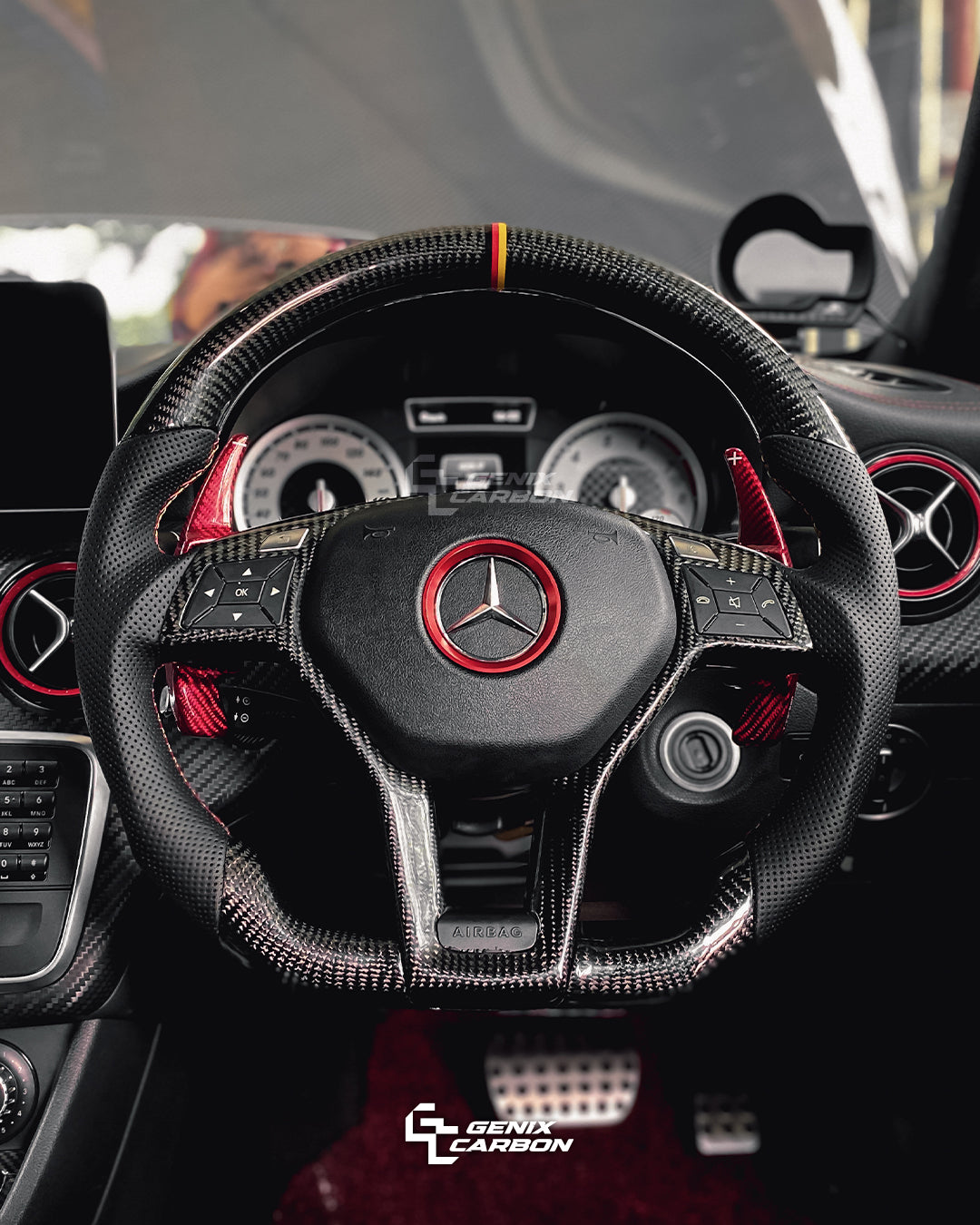 Mercedes 2008+ A-Class / C-Class / E-Class / CLA-Class / CLS-Class / GLA-Class / SL-Class / SLK-Class / AMG Carbon Fiber Steering Wheel