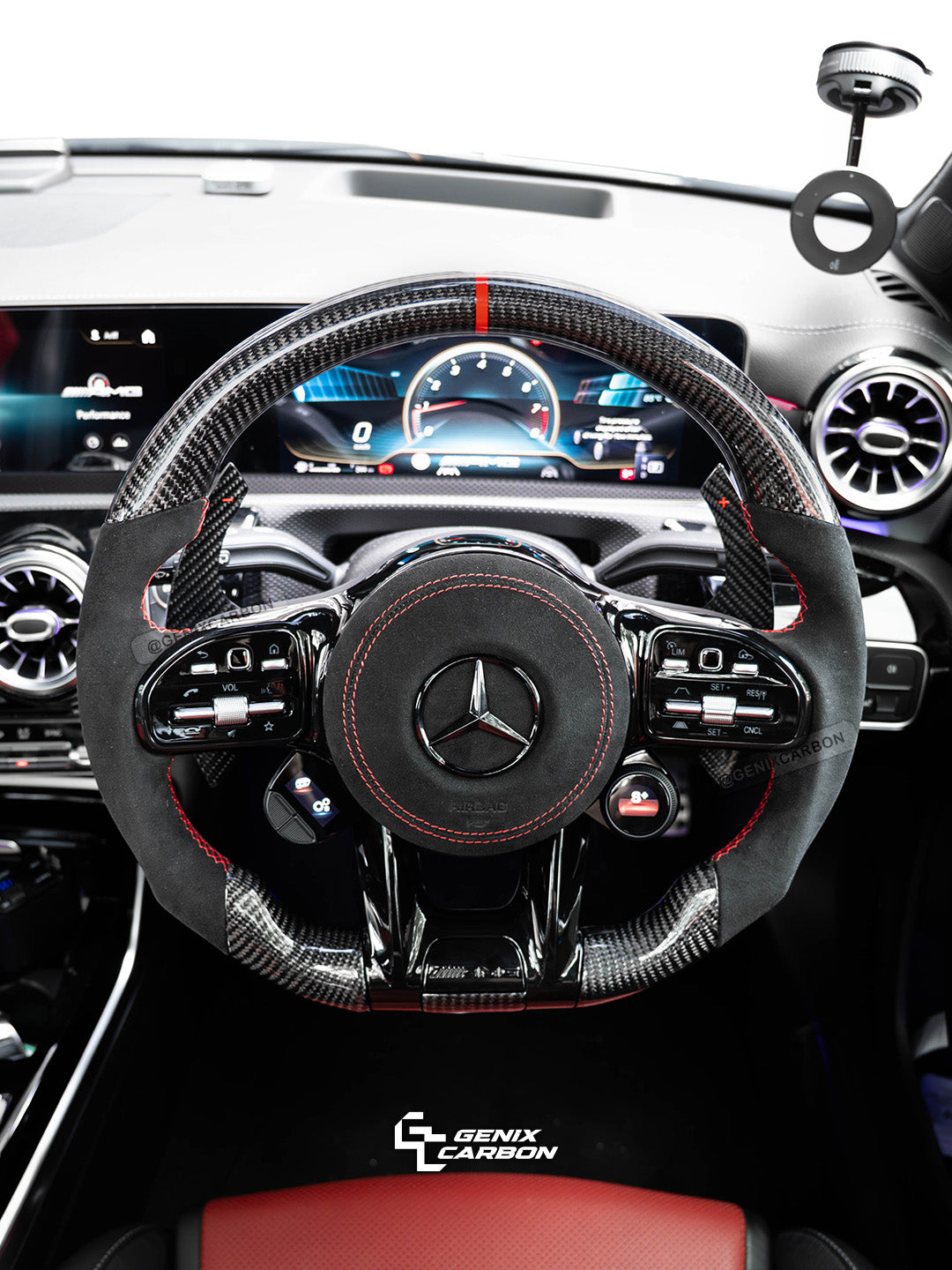 Mercedes-Benz AMG Custom Carbon Fiber Steering Wheel (Retrofittable for all Mercedes-Benz 2010+)