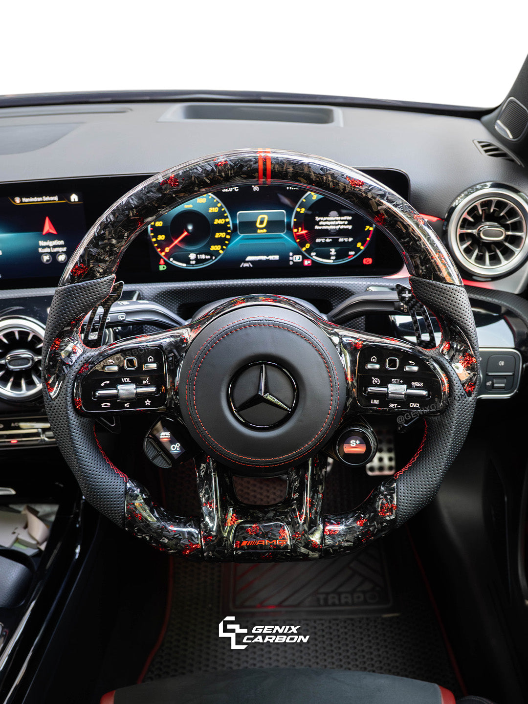 Mercedes-Benz AMG Custom Carbon Fiber Steering Wheel (Retrofittable for all Mercedes-Benz 2010+)