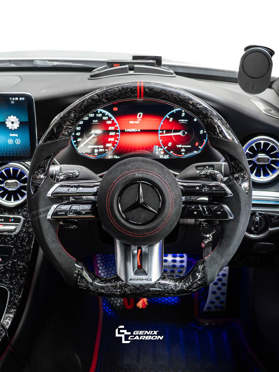 Mercedes-Benz Dragonfly AMG Custom Carbon Fiber Steering Wheel (Retrofittable for all Mercedes-Benz 2010+)