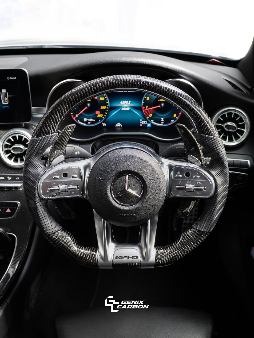 Mercedes-Benz AMG Custom Carbon Fiber Steering Wheel (Retrofittable for all Mercedes-Benz 2010+)