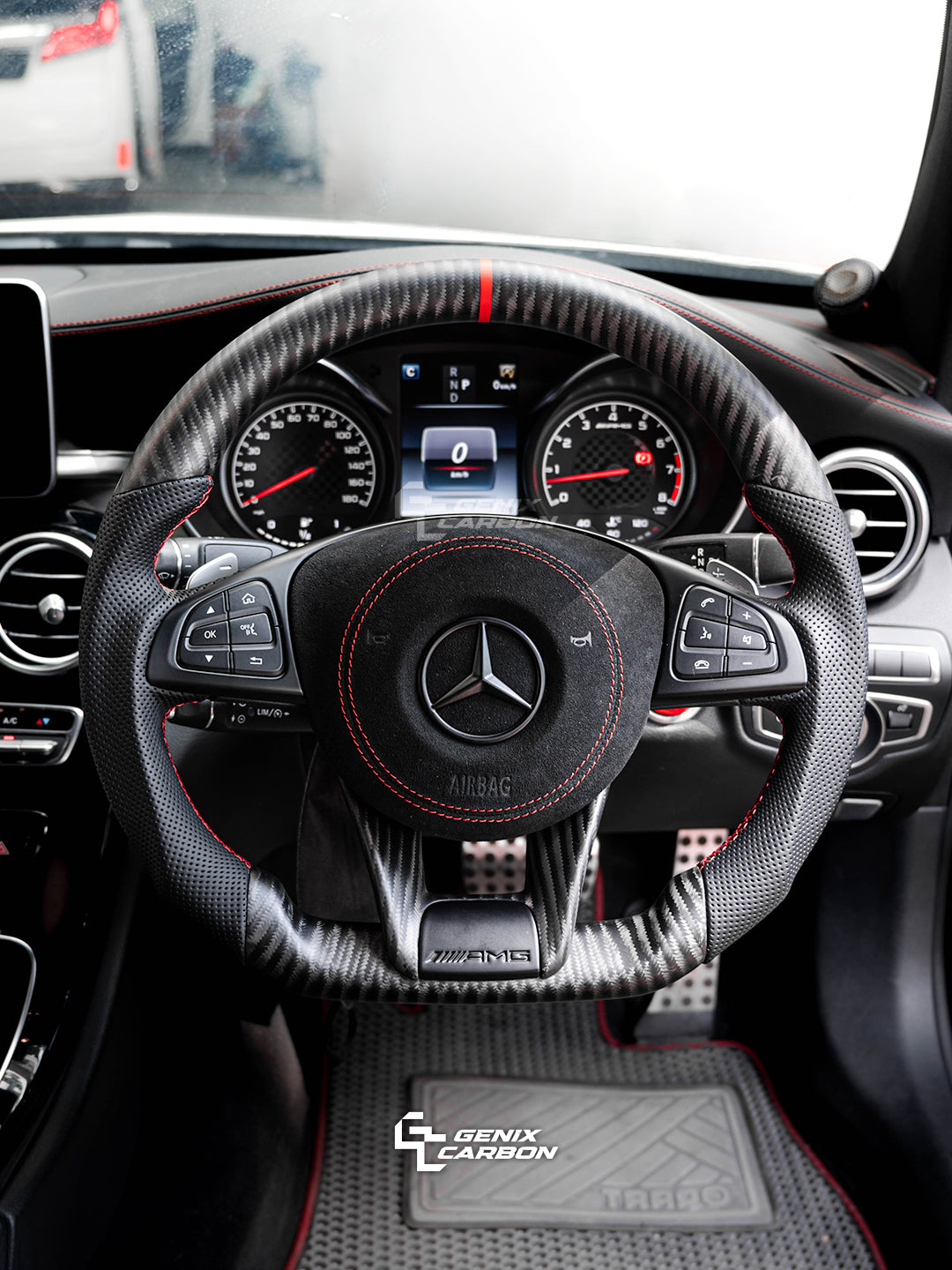 Mercedes AMG 2016+ A45 / C43 / C63 / E63 / GLA45 / SL Carbon Fiber Steering Wheel