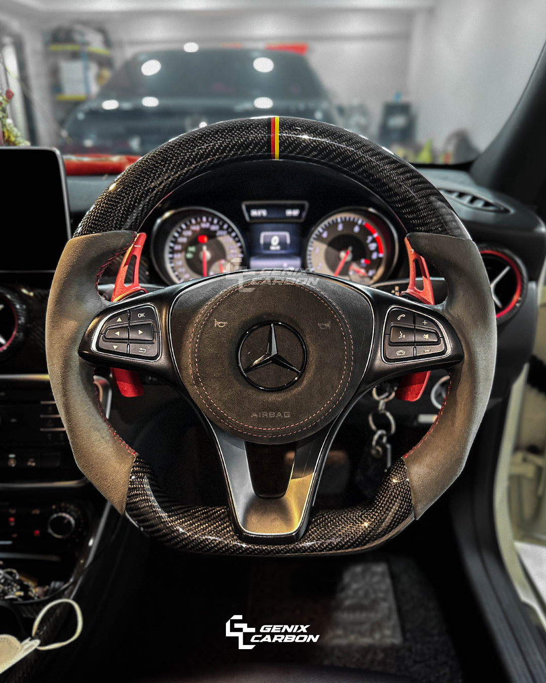 Mercedes C-Class / E-Class / CLA-Class / CLS-Class / GLA-Class / GLC-Class / GLE-Class / GLS-Class / VITO Carbon Fiber Steering Wheel