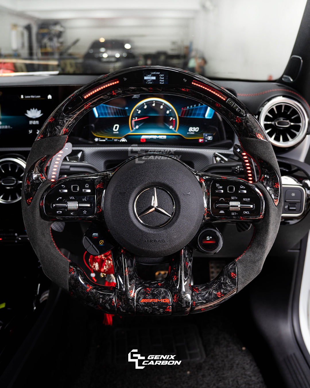Mercedes-Benz AMG Carbon Fiber Steering Wheel (Retrofittable for all Mercedes-Benz 2010+)
