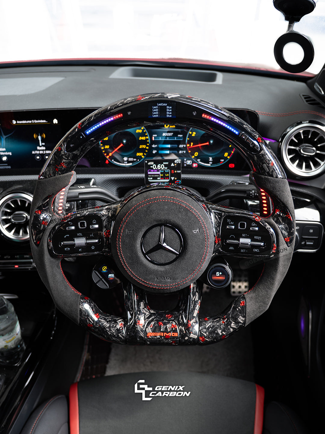 Mercedes-Benz AMG Custom Carbon Fiber Steering Wheel (Retrofittable for all Mercedes-Benz 2010+)