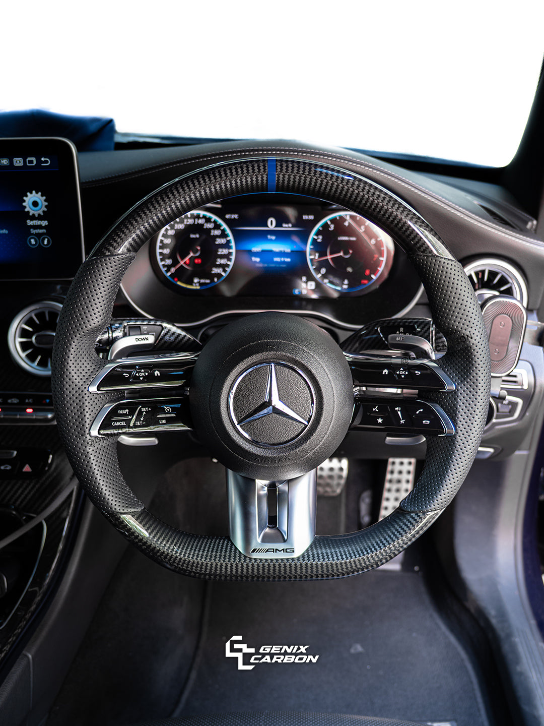 Mercedes-Benz Dragonfly AMG Custom Carbon Fiber Steering Wheel (Retrofittable for all Mercedes-Benz 2010+)