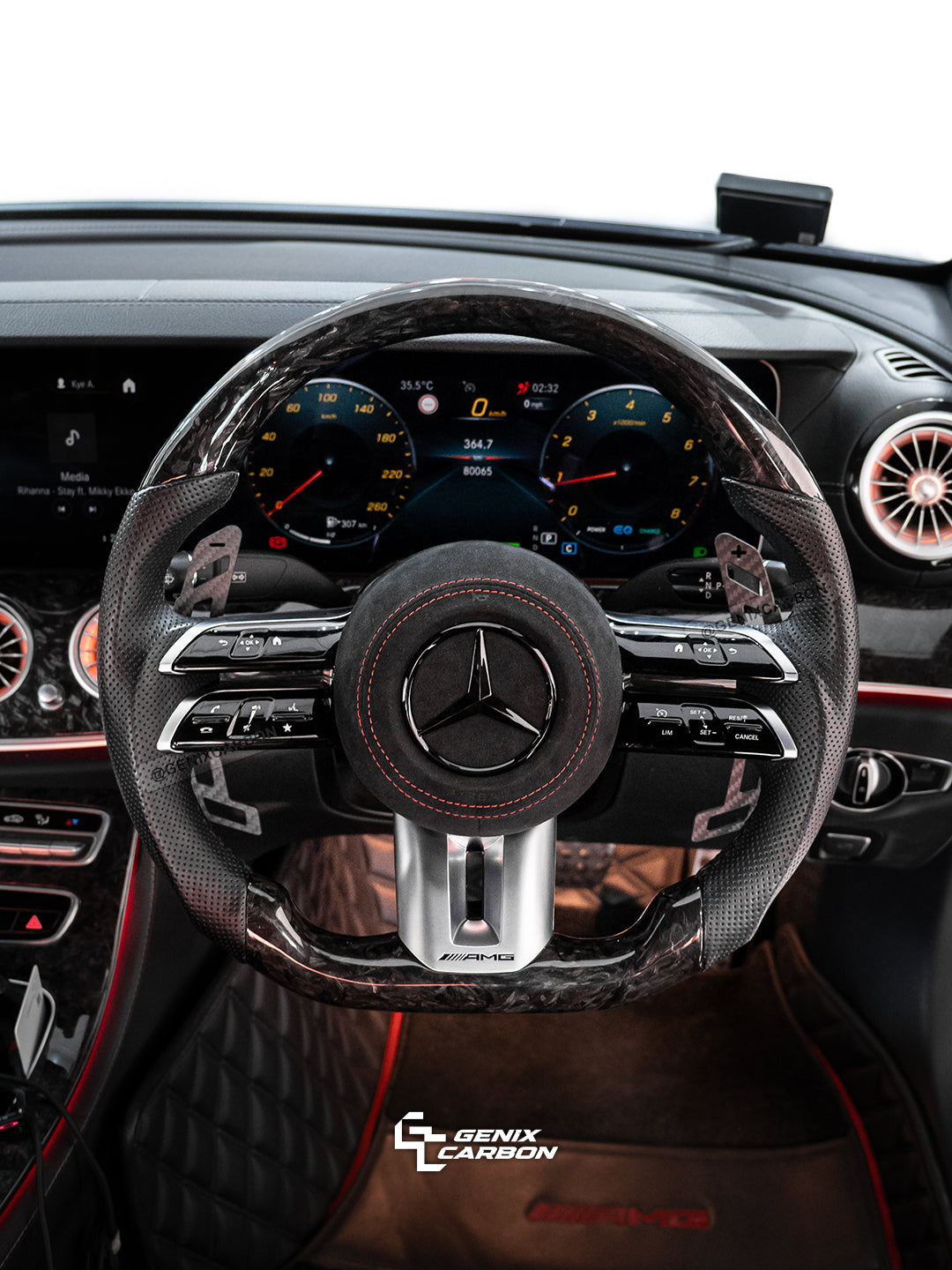 Mercedes-Benz Dragonfly AMG Custom Carbon Fiber Steering Wheel (Retrofittable for all Mercedes-Benz 2010+)