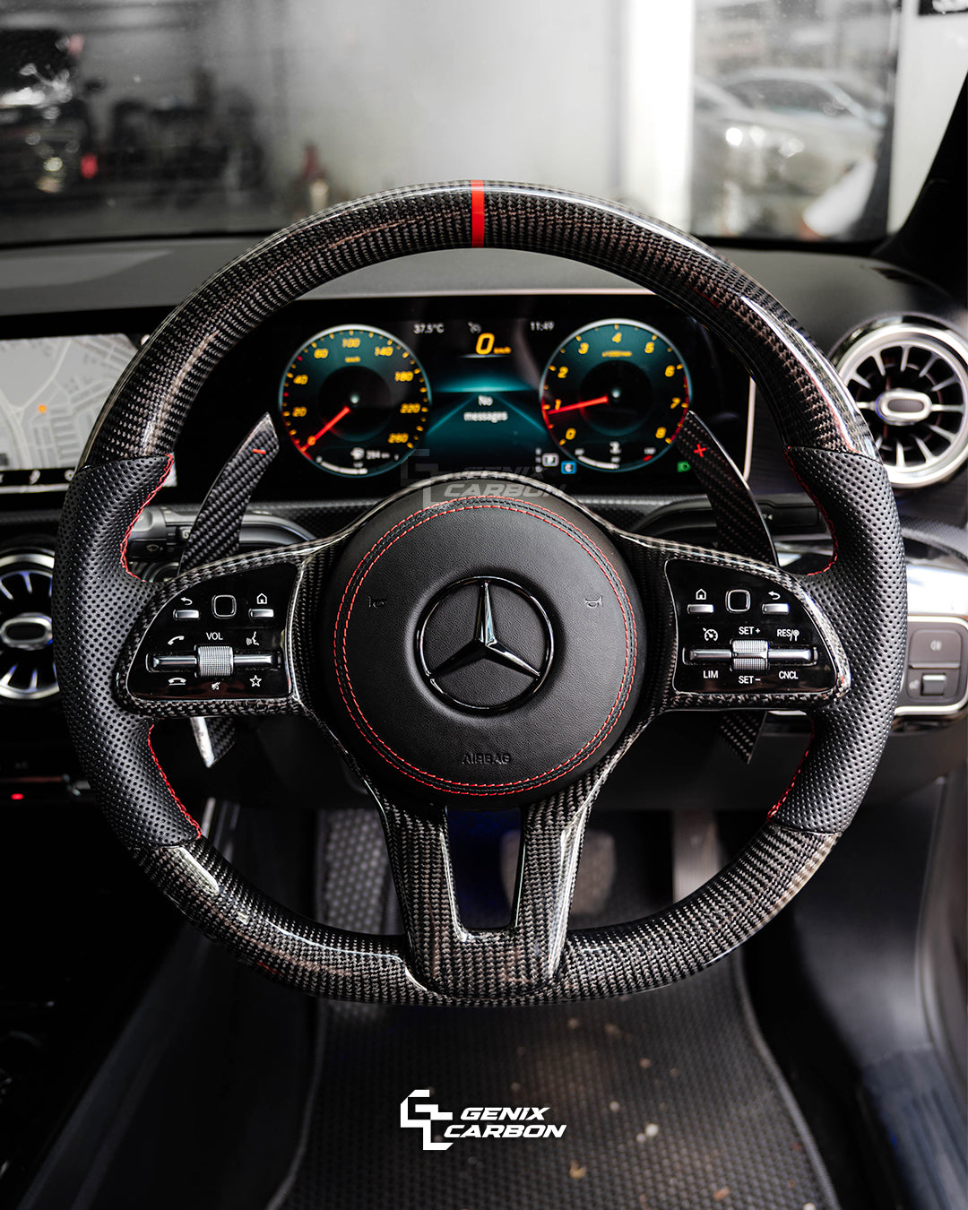 Mercedes A-Class / E-Class / CLA-Class / GLE-Class / GLS-Class / EQC Carbon Fiber Steering Wheel