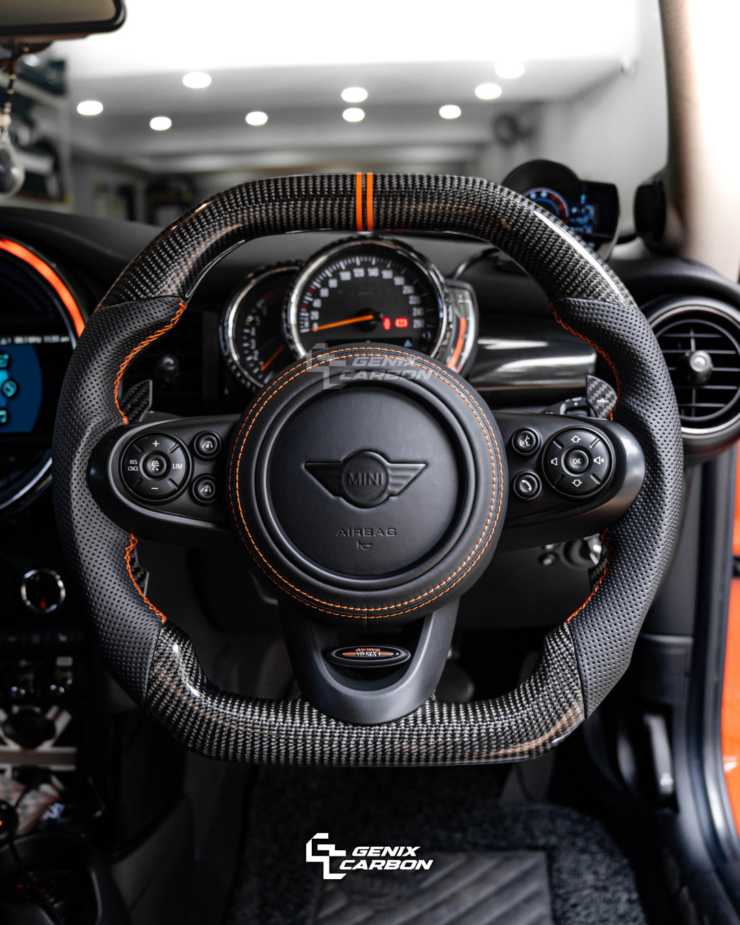 Mini Cooper F54 F55 F56 F57 F60 Carbon Fiber Steering Wheel