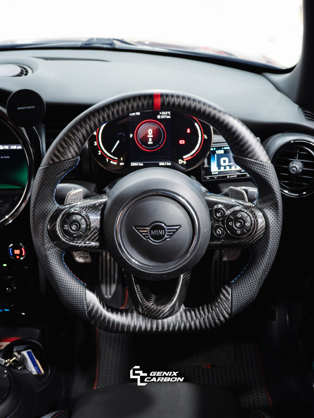 Mini Cooper F54 F55 F56 F57 F60 Custom Carbon Fiber Steering Wheel