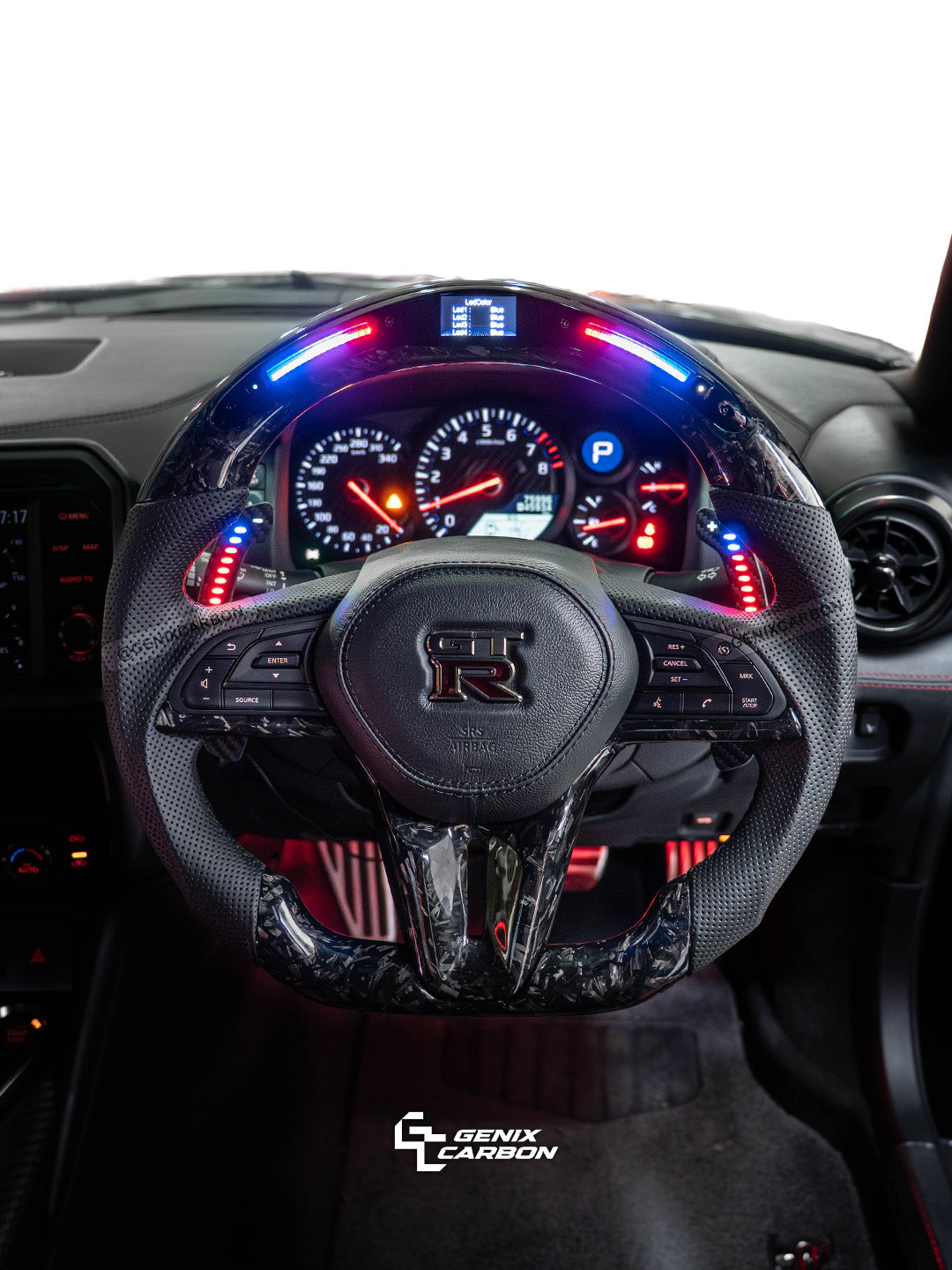 Nissan GTR R35 2017+ Custom Carbon Fiber Steering Wheel (Retrofittable for Nissan GTR 2008-2016)
